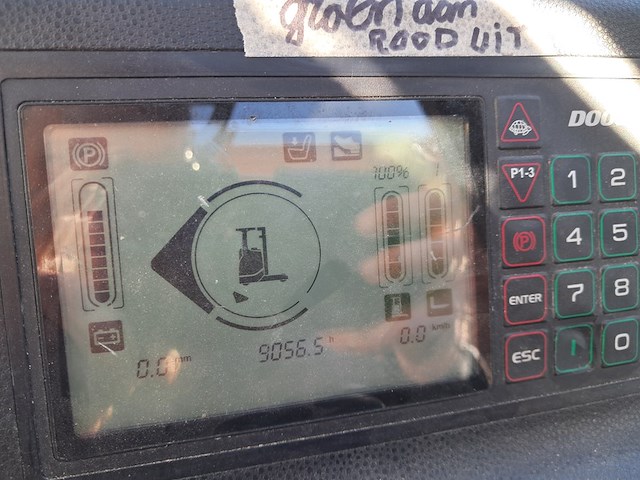 Reachtruck, doosan, br16jw-7, oranje, 2015 - afbeelding 11 van  24