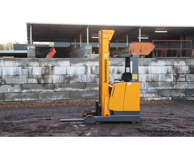 Reachtruck jungheinrich etv 14 g-710dz elektrisch 1400kg 7.1m 1998 - afbeelding 1 van  1