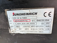 Reachtruck jungheinrich, etv14 g-710dz, bouwjaar 1997 - afbeelding 14 van  21