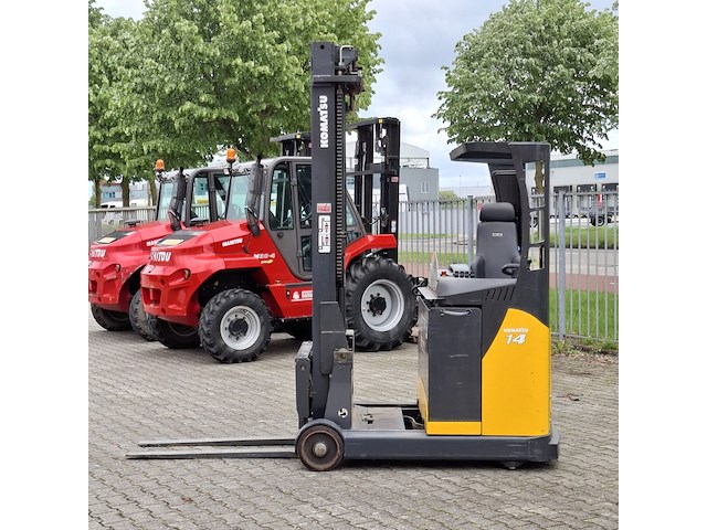 Reachtruck, komatsu, xr14ac, geel/zwart, 2005 - afbeelding 15 van  30