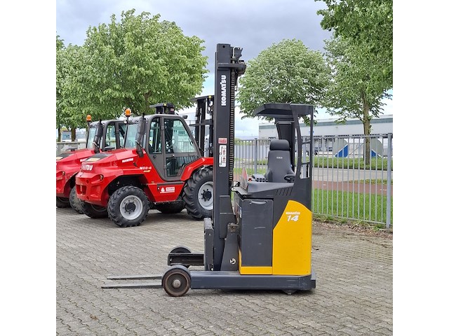 Reachtruck, komatsu, xr14ac, geel/zwart, 2005 - afbeelding 12 van  30