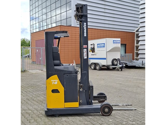 Reachtruck, komatsu, xr14ac, geel/zwart, 2005 - afbeelding 27 van  30
