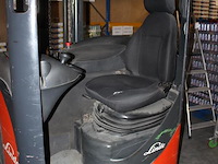 Reachtruck linde r14s. bouwjaar 2009. hefhoogte 669,5 cm. heflast 1400 kg. doorrijhoogte 293 cm. afgelezen ... - afbeelding 5 van  7