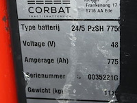 Reachtruck linde r14s. bouwjaar 2009. hefhoogte 669,5 cm. heflast 1400 kg. doorrijhoogte 293 cm. afgelezen ... - afbeelding 6 van  7