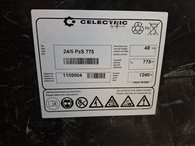 Reachtruck met gangpad geleiding, mitsubishi, thd13n3, 2022 - afbeelding 16 van  34