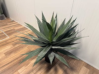 Real touch agave kunstplant (2x) (95cm hoog) - afbeelding 7 van  13