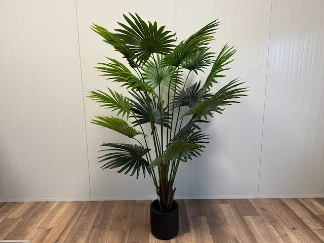 Real touch fan palm kunstplant (180cm hoog) - afbeelding 1 van  7