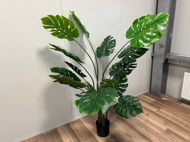 Real touch monstera kunstplant (160cm hoog) - afbeelding 1 van  14