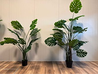 Real touch monstera kunstplant (2x) - afbeelding 1 van  10