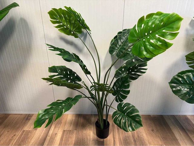 Real touch monstera kunstplant (2x) - afbeelding 5 van  10