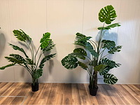 Real touch monstera kunstplant (2x) - afbeelding 10 van  10