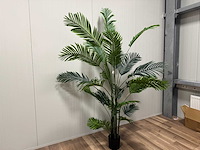 Real touch palm tree kunstplant (2x) (225cm hoog) - afbeelding 1 van  15