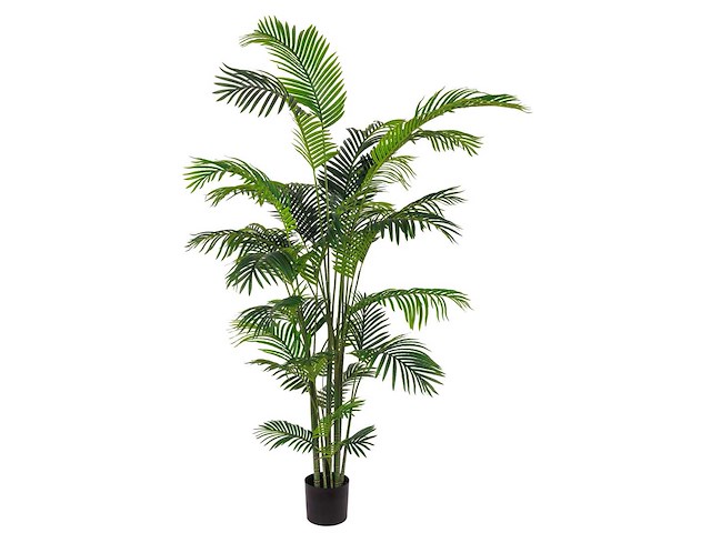 Real touch palm tree kunstplant (2x) (225cm hoog) - afbeelding 8 van  15