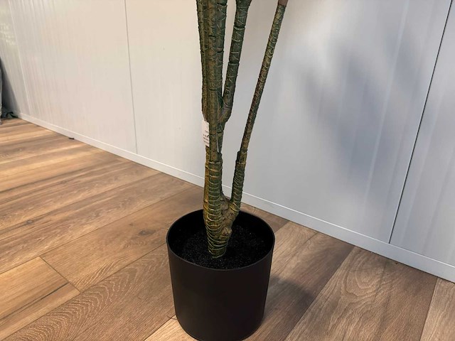 Real touch red side rodhea kunstplant (2x) (160cm hoog) - afbeelding 5 van  14