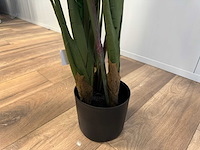 Real touch strelitzia kunstplant (2x) (160cm hoog) - afbeelding 2 van  11