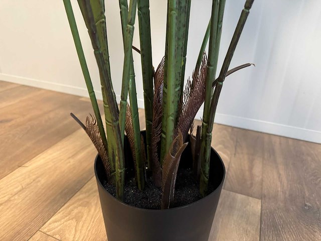 Real touch strelitzia kunstplant (2x) (175cm hoog) - afbeelding 4 van  14
