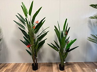 Real touch strelitzia kunstplant (2x) - afbeelding 1 van  3