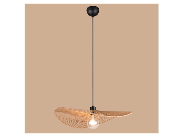 Reality laurine hanglamp zwart mat excl. 1x e27 4 w - afbeelding 1 van  1