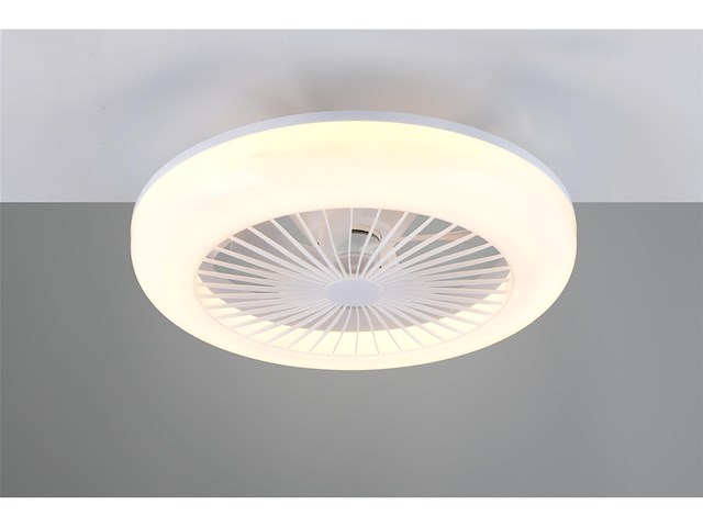 Reality leuchten led-plafondventilator met verlichting mora wit - afbeelding 3 van  5