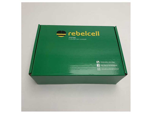 Rebelcell battery charger 21v 10a li-ion lc21v10retm - afbeelding 5 van  5