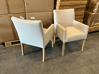 Rebellenclub eetkamerstoelen met armleuning zithoogte 50cm (2x) - afbeelding 2 van  4