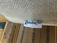 Rebellenclub eetkamerstoelen met armleuning zithoogte 50cm (2x) - afbeelding 3 van  4