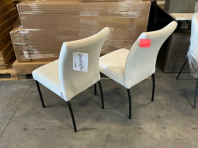 Rebellenclub eetkamerstoelen zithoogte 48cm (2x) - afbeelding 4 van  4