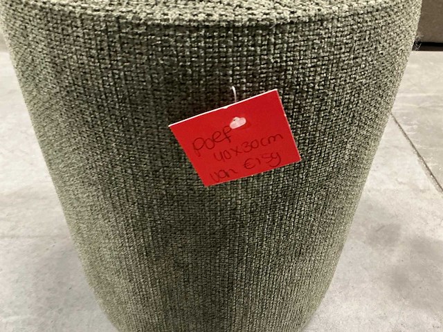 Rebellenclub poef ø30xh40cm - afbeelding 3 van  4