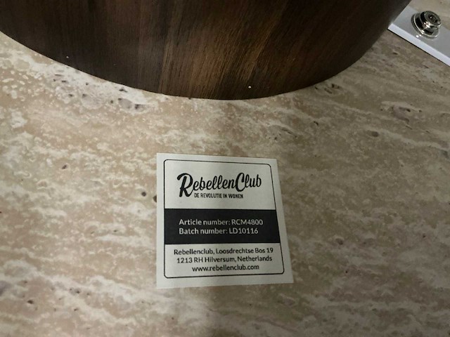 Rebellenclub salontafel ø50xh50cm - afbeelding 4 van  4