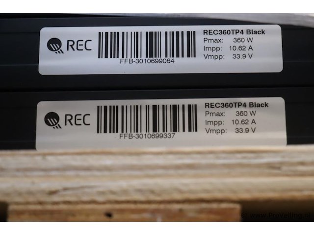 Rec zonnepaneel 360tp4 6002555 - 1 pallet á 33 stuks - afbeelding 5 van  5