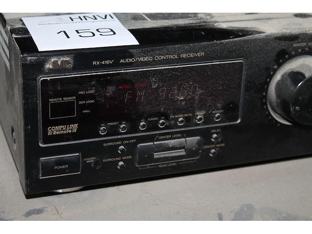 Receiver jvc rx-416v met twee speakers magnat. - afbeelding 2 van  5