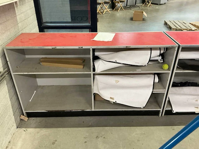 Receptie- en baliemeubel 114x462x141 cm - afbeelding 4 van  12