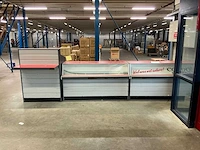 Receptie- en baliemeubel 114x462x141 cm - afbeelding 5 van  12