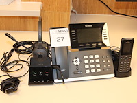 Receptietelefoon met jabra headset en handheld. - afbeelding 1 van  1