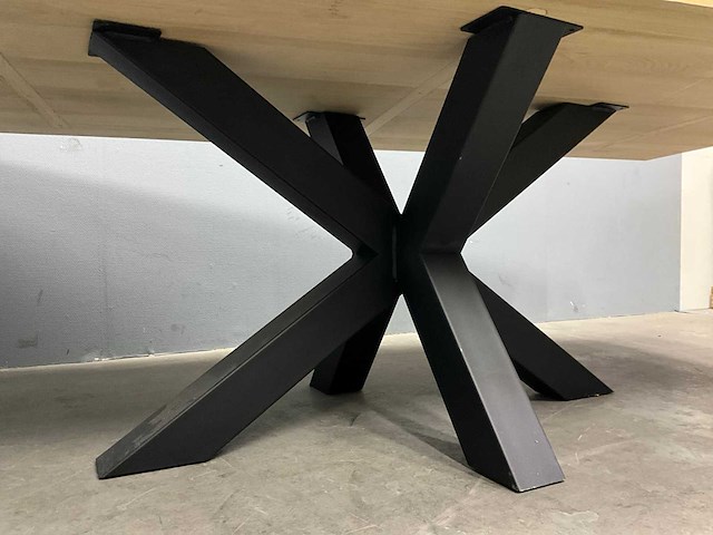 Rechthoek eiken eetkamertafel 240 cm - afbeelding 6 van  6