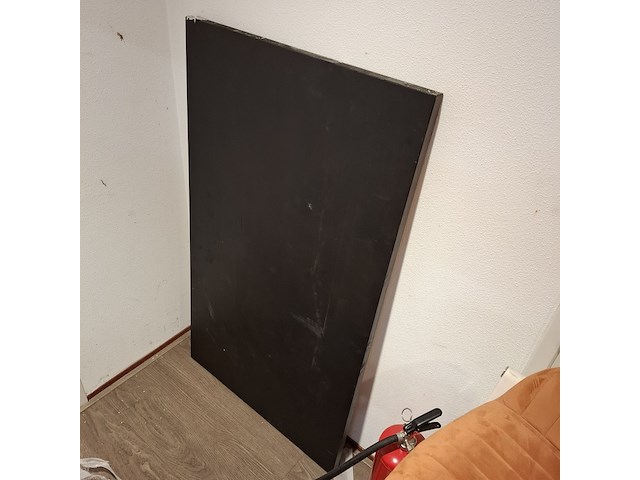 Rechthoekige eetkamertafel zwart - afbeelding 2 van  4