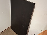 Rechthoekige eetkamertafel zwart - afbeelding 2 van  4