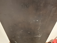 Rechthoekige eetkamertafel zwart - afbeelding 3 van  4