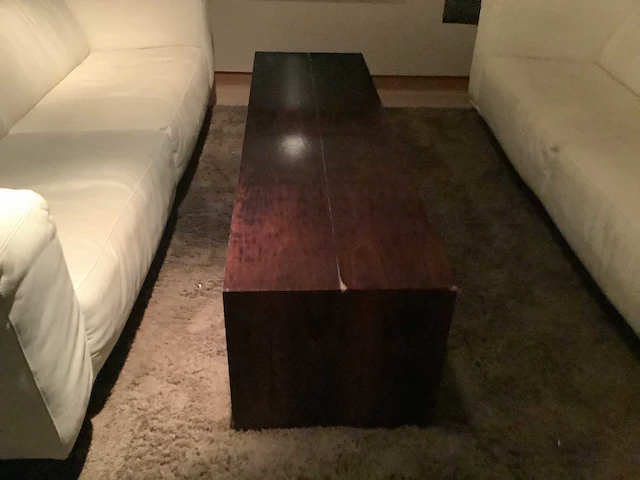 Rechthoekige salontafel - coffee table (2x) - afbeelding 2 van  3