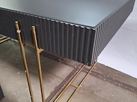 Rechthoekige tafel - ca. 220x99x88 cm - afbeelding 4 van  5