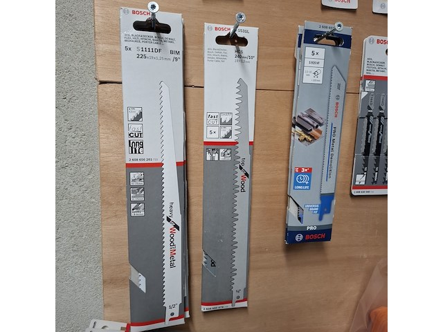 Recipro zaagbladen, decoupeerzaagbladen en speedboren, o.a. bosch - afbeelding 5 van  5