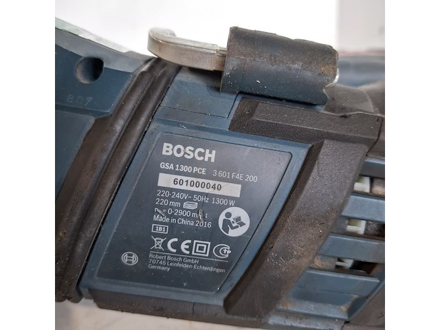 Reciprozaag 230v bosch, gsa 1300 pce, bouwjaar 2016 - afbeelding 3 van  7