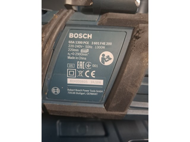 Reciprozaag 230v bosch, gsa 1300 pce, bouwjaar 2018 - afbeelding 5 van  6
