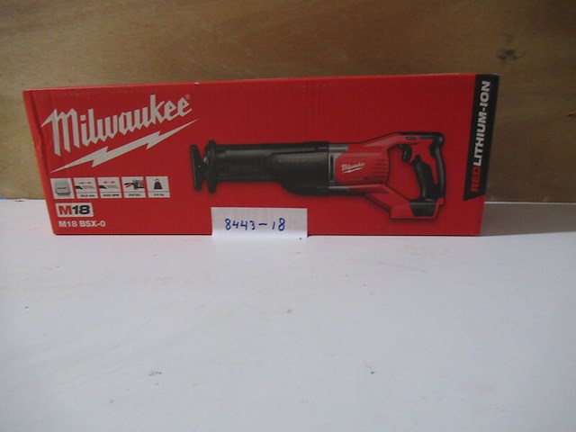 Reciprozaag (body) 18v milwaukee, m18 bsx-0 - afbeelding 1 van  1