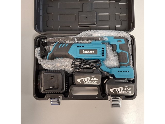 Reciprozaag, brushless, blauw - afbeelding 7 van  9