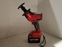 Reciprozaag brushless, rood - afbeelding 1 van  7