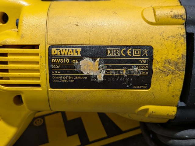 Reciprozaag, dewalt, dw310-qs - afbeelding 6 van  8