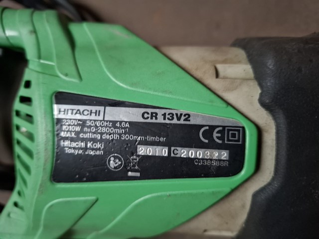 Reciprozaag, hitachi, cr13v2, 2010 - afbeelding 3 van  4