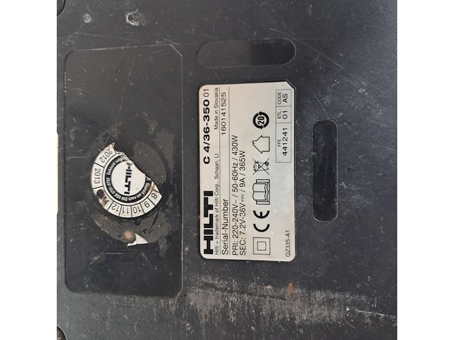 Reciprozaagmachine, accu 36v hilti, wsr 36-a, bouwjaar 2014 - afbeelding 13 van  22