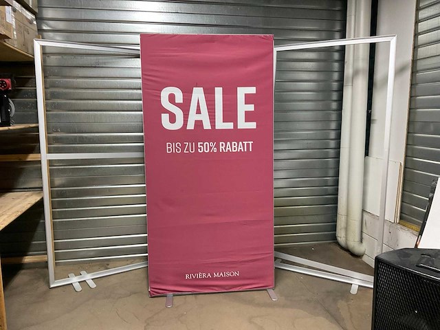 Reclame banner frame (4x) - afbeelding 5 van  5